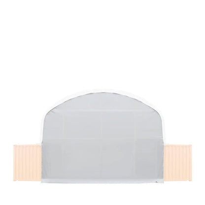 Back End Wall Kit, Compatible with TMG-DT3020C and DT3040C container shelters installed with the standard height containers (8’6″), TMG-DT30BW8V