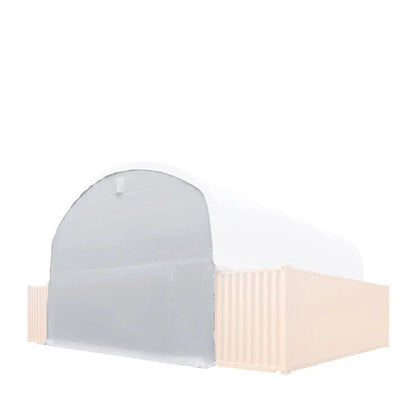 Back End Wall Kit, Compatible with TMG-DT3020C and DT3040C container shelters installed with the standard height containers (8’6″), TMG-DT30BW8V