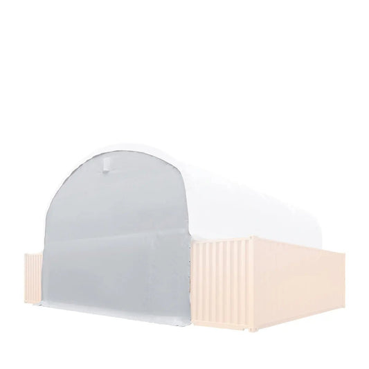 Back End Wall Kit, Compatible with TMG-DT3020C and DT3040C container shelters installed with the standard height containers (8’6″), TMG-DT30BW8V