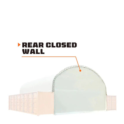 Back End Wall Kit, Compatible with TMG-DT4041C and DT4041CF container shelters installed with the high cube containers (9’6″), TMG-DT40BW9V