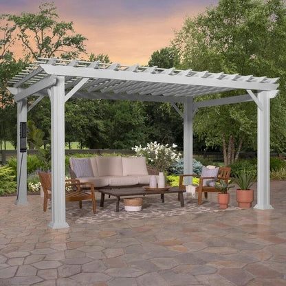 Backyard Discovery 14 ft. x 10 ft. Steel Traditional Pergola