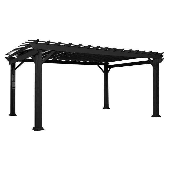 Backyard Discovery 16 ft. x 12 ft. Steel Traditional Pergola