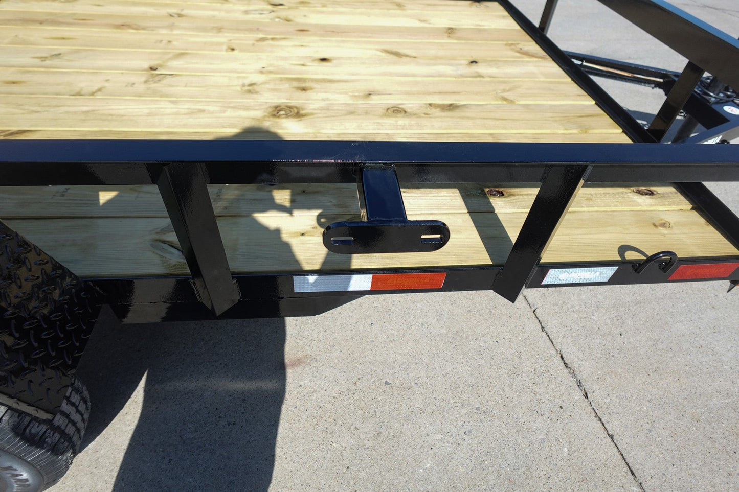 6′ 4″ x 10 Utility Trailer Dovetail Powder Coated With Gate 3,500lb Axle