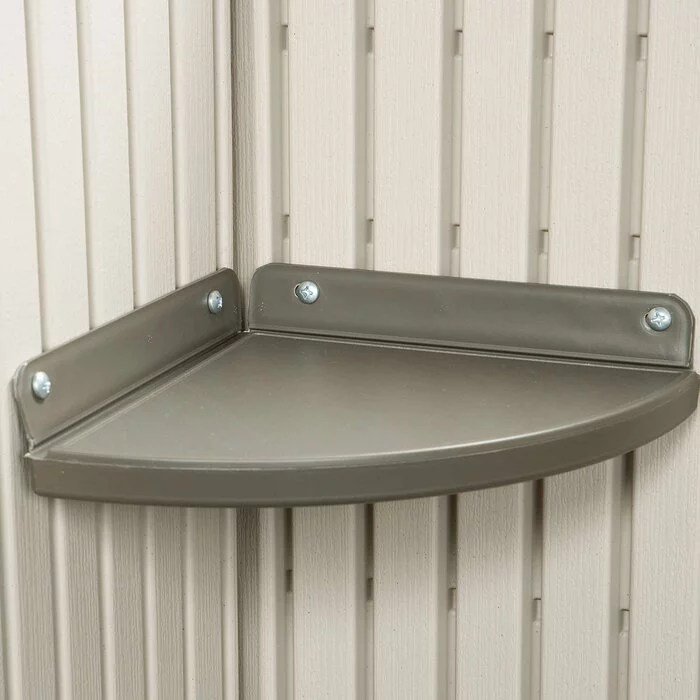 Dual Entry 15 ft. W x 8 ft. D Plastic Storage Shed