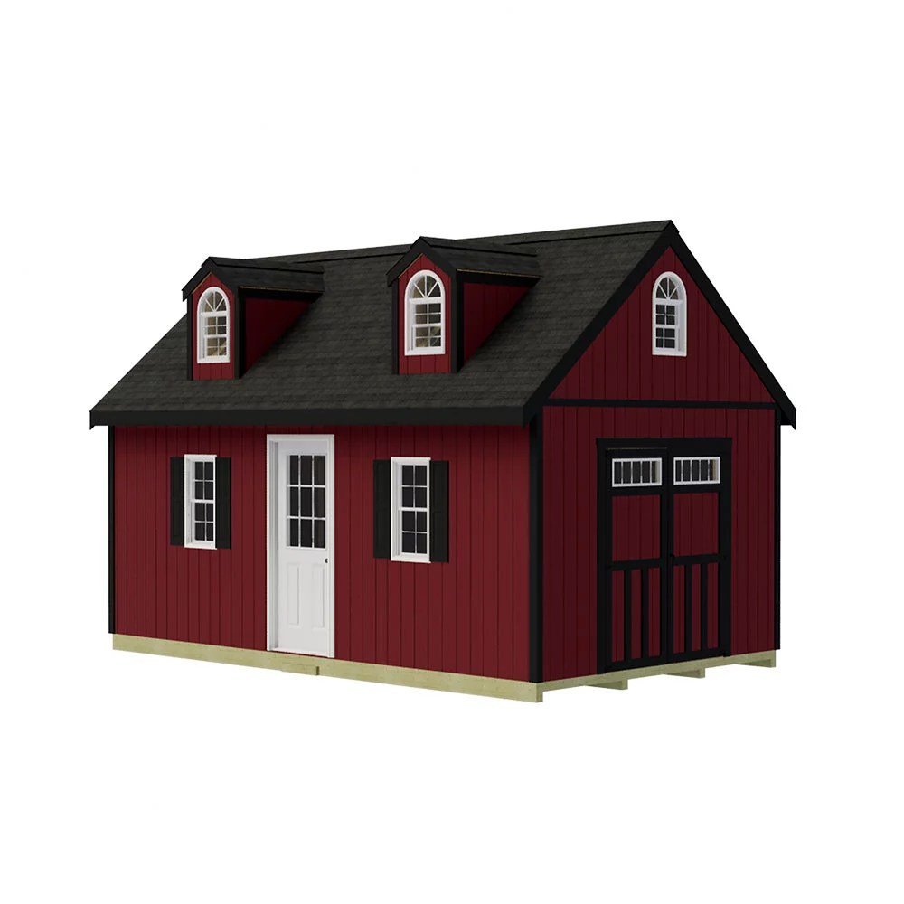 Best barns Hampton 12×16 Wood Storage Shed Kit  Installation Included