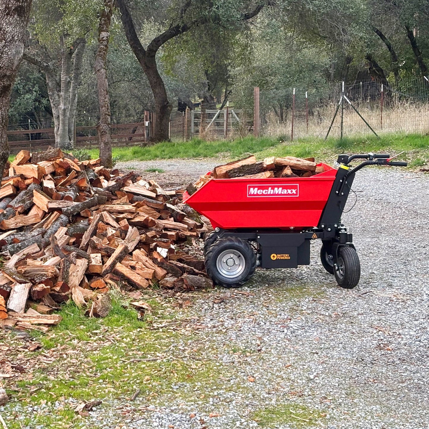 1100 lb Capacity 48V Electric Hydraulic Dump Cart with 1000W Motor – Model EH50