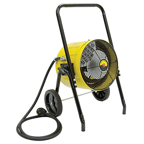 TPI FES-0924-1C 9kW Portable Electric Salamander Heater 240V 1-Phase Industrial Jobsite Garage Heater
