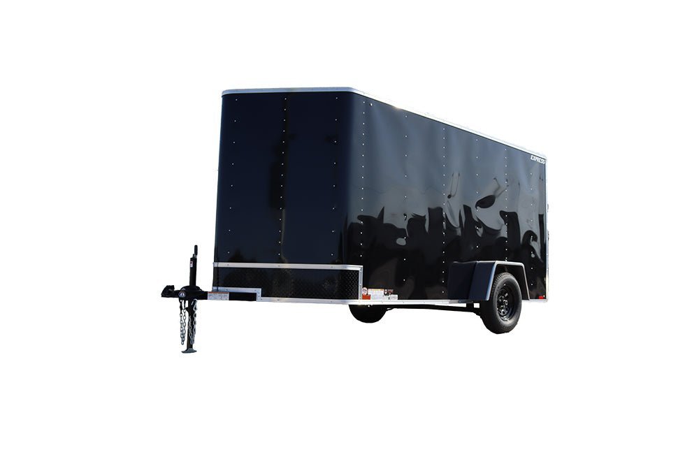 Small Black Enclosed Trailer