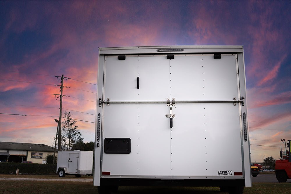 Big White Enclosed Trailer
