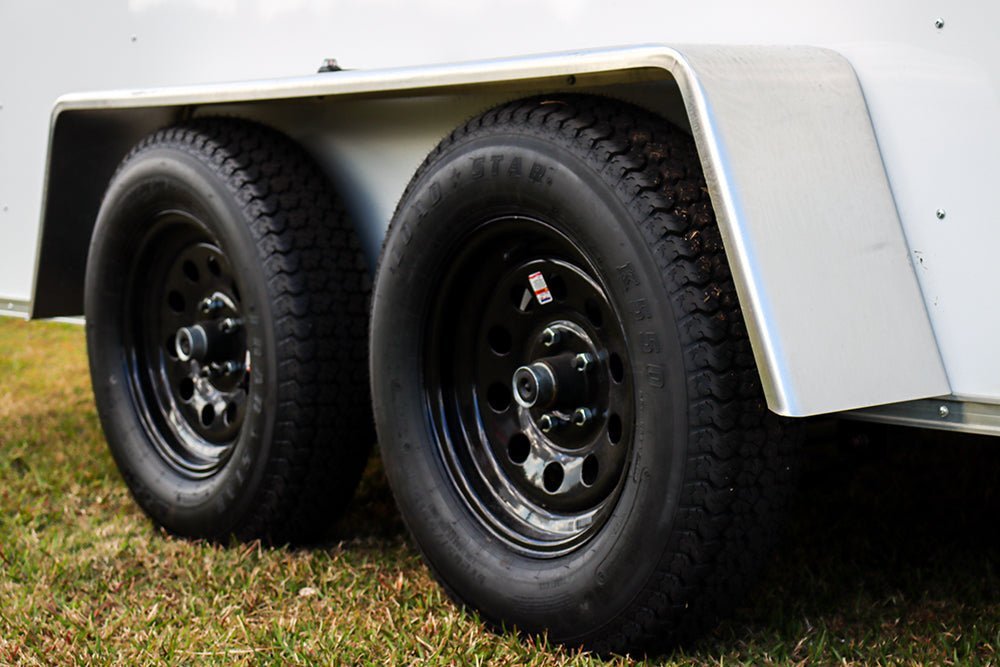 Big White Enclosed Trailer