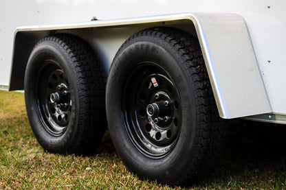 Big White Enclosed Trailer