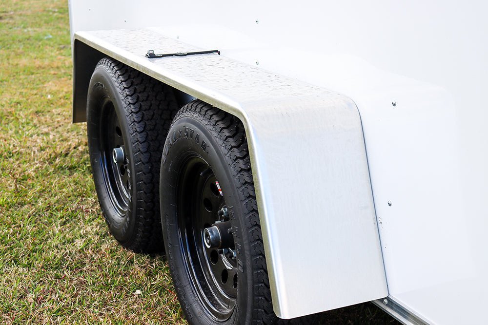 Big White Enclosed Trailer