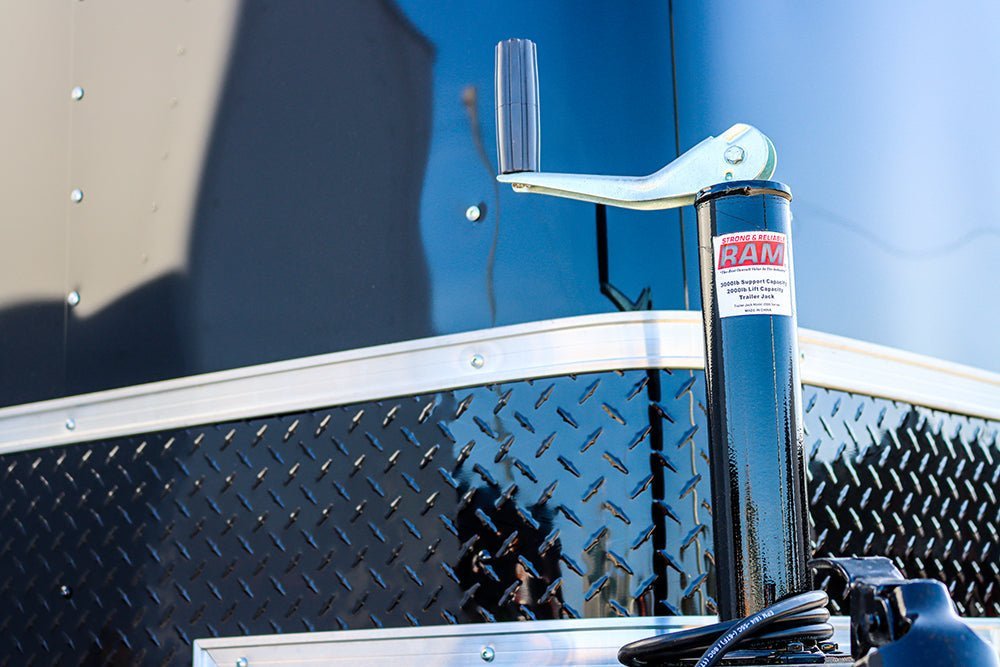 Small Black Enclosed Trailer