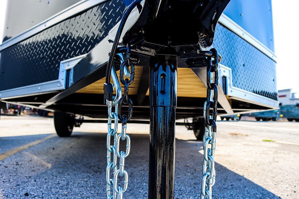 Small Black Enclosed Trailer