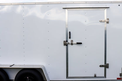 Big White Enclosed Trailer