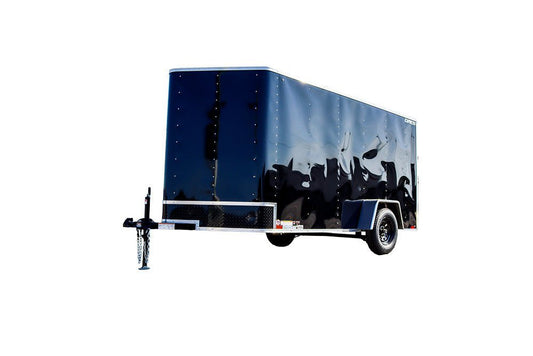 Small Black Enclosed Trailer
