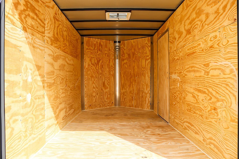 Small Black Enclosed Trailer