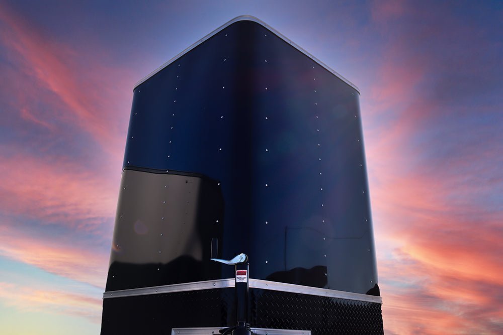 Small Black Enclosed Trailer