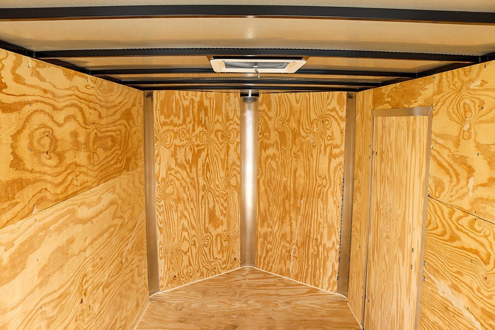 Small Black Enclosed Trailer