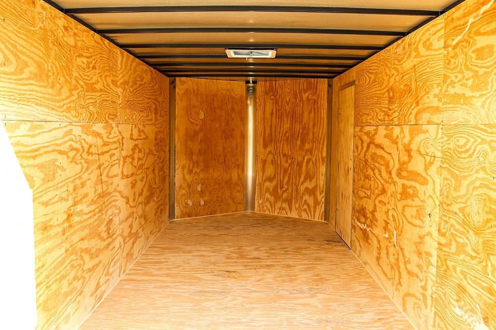 Big White Enclosed Trailer