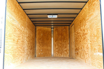 Big White Enclosed Trailer