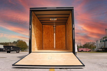 Small Black Enclosed Trailer