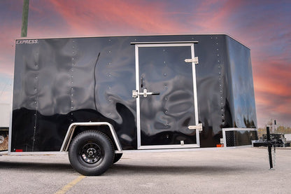 Small Black Enclosed Trailer