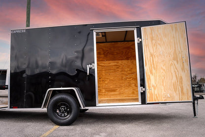 Small Black Enclosed Trailer