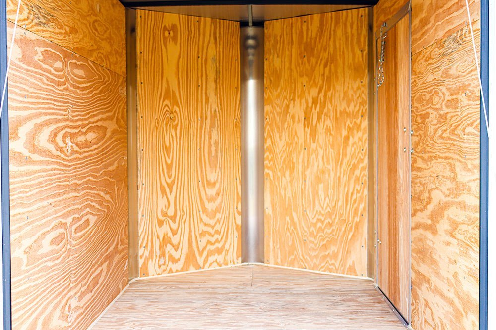 Small White Enclosed Trailer