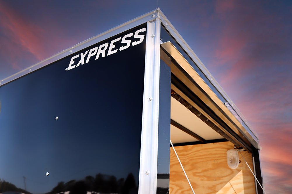 Small Black Enclosed Trailer