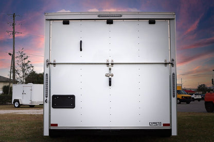 Big White Enclosed Trailer