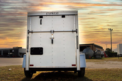 Small White Enclosed Trailer