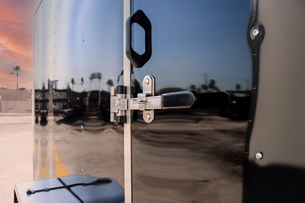 Small Black Enclosed Trailer