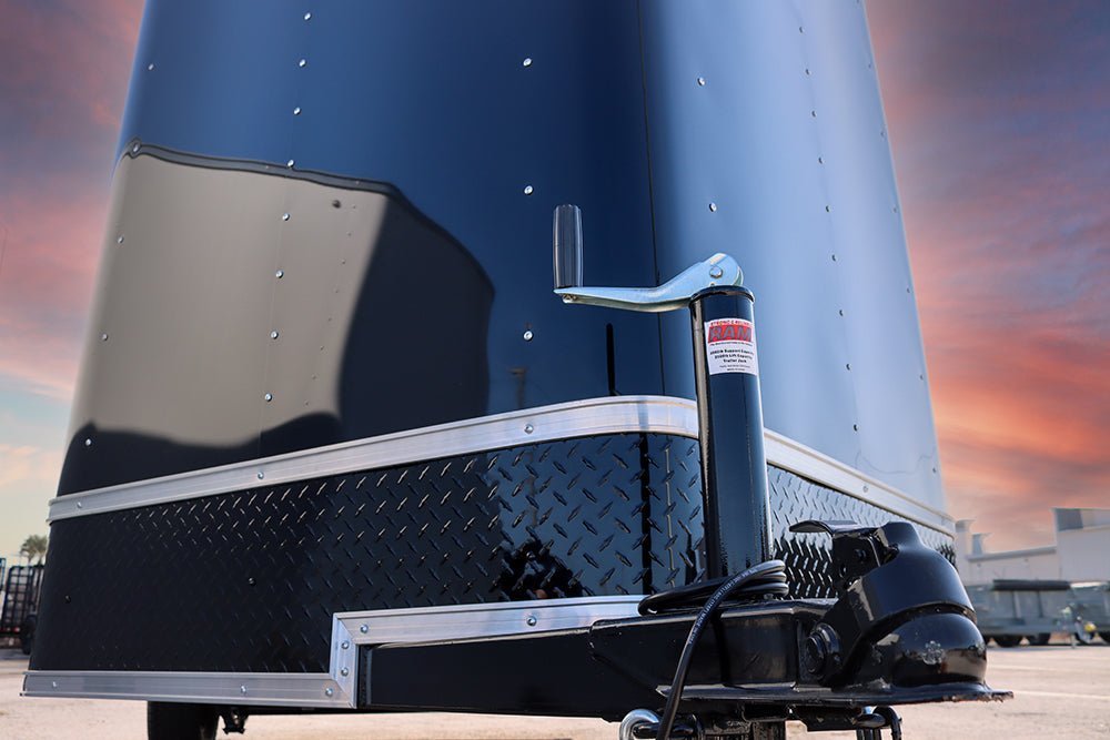 Small Black Enclosed Trailer