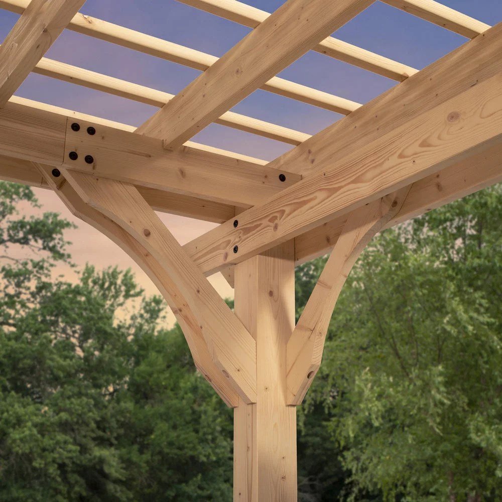 14X10 FAIRHAVEN PERGOLA NATURAL