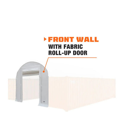 Front End Wall Kit, Compatible with TMG-DT2041CV container shelters installed with the high cube containers (9’6″), TMG-DT20FW9V