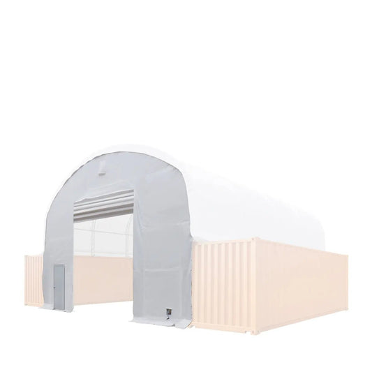 Front End Wall Kit, Compatible with TMG-DT3020C and DT3040C container shelters installed with the standard height containers (8’6″), TMG-DT30FW8V