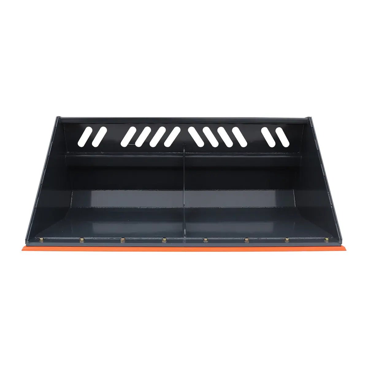 Heavy-Duty 72″ Skid Steer Snow/Mulch Bucket, Bolt-On Cut Edge, 1500-lb Weight Capacity, Universal Quick Mount, TMG-SN72