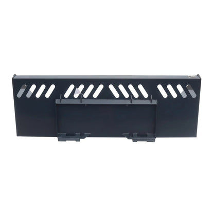 Heavy-Duty 84″ Skid Steer Snow/Mulch Bucket, Bolt-On Cut Edge, 1500-lb Weight Capacity, Universal Quick Mount, TMG-SN84