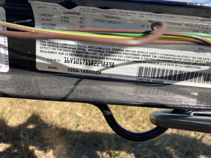 Big Tex 35SA-14BKRSX Single Axle ATV Trailer  83″x14′  Black