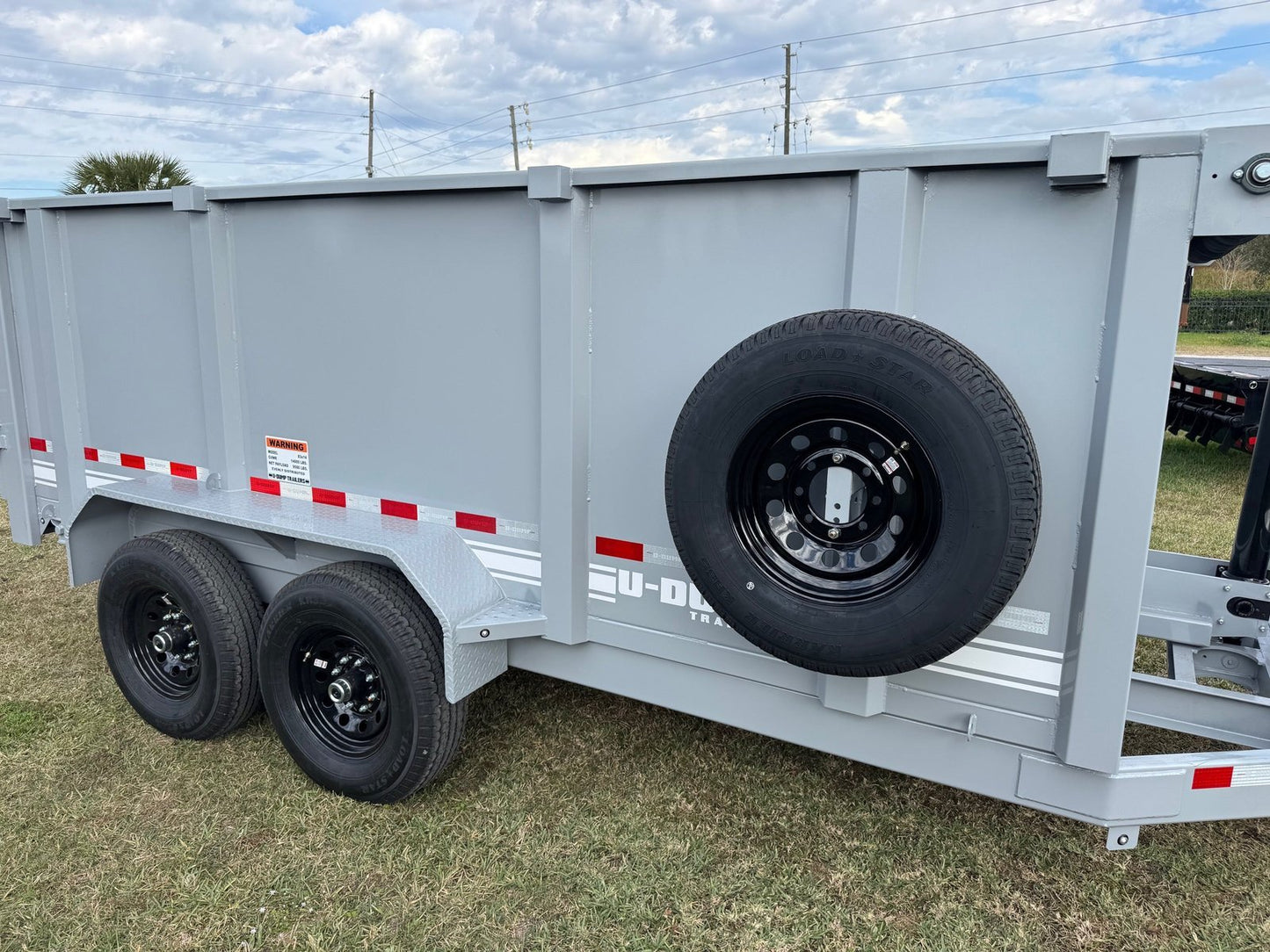 U-DUMP Low Profile Dump Trailer | 83″X14’X48″ | Telescopic | 831414T-48-LP