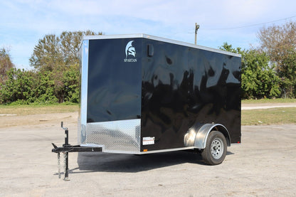 Spartan 6X10 Base Black Enclosed Cargo Trailer | Black |