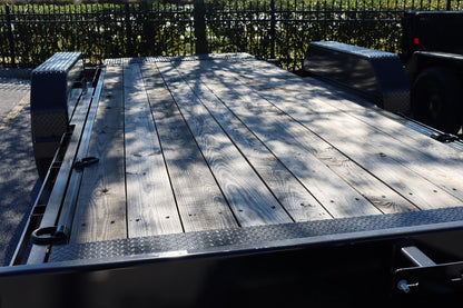 14 Foot Big Tex Heavy Duty with Full Tilt Bed Black Equipment Trailer (14FT-20BK)