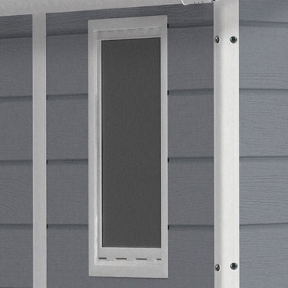 Keter Manor 4 ft. W x 6 ft. D Vertical Resin Outdoor Storage Shed Ideal For Patio