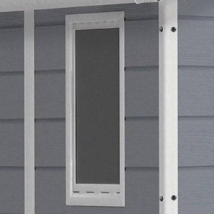 Keter Manor 4 ft. W x 6 ft. D Vertical Resin Outdoor Storage Shed Ideal For Patio Installation Included