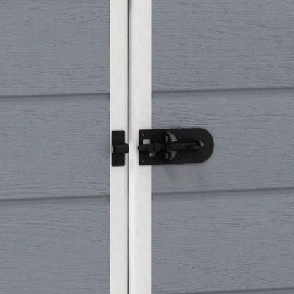 Keter Manor 4 ft. W x 6 ft. D Vertical Resin Outdoor Storage Shed Ideal For Patio Installation Included