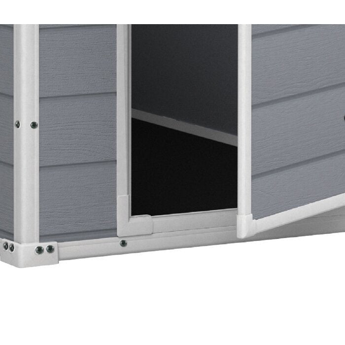 Keter Manor 4 ft. W x 6 ft. D Vertical Resin Outdoor Storage Shed Ideal For Patio