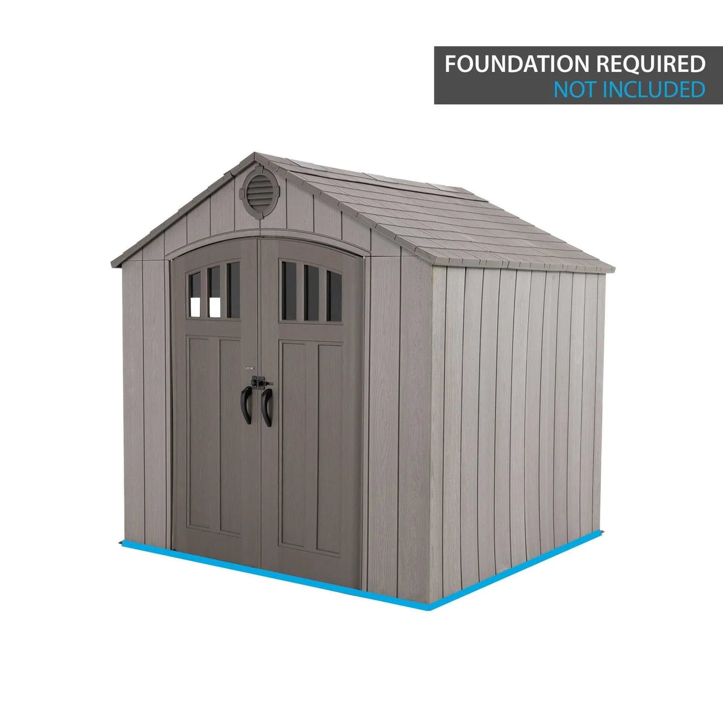 Lifetime 8 Ft x 7.5 Ft Outdoor Storage Shed