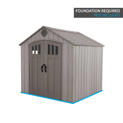 Lifetime 8 Ft x 7.5 Ft Outdoor Storage Shed