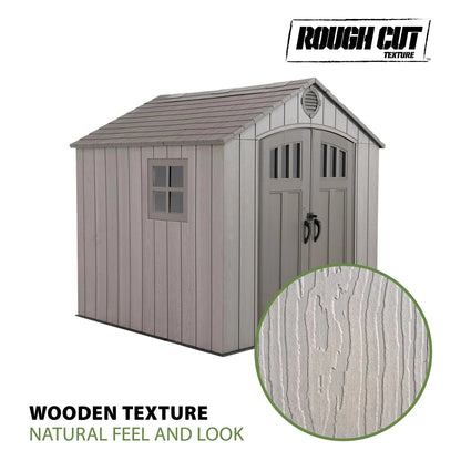 Lifetime 8 Ft x 7.5 Ft Outdoor Storage Shed